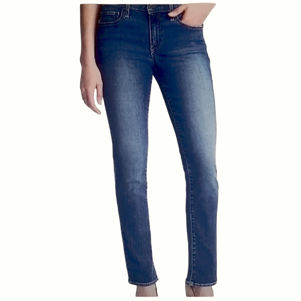 GAP 1969 Blue Straight Leg Jeans Classic Style Size 27L